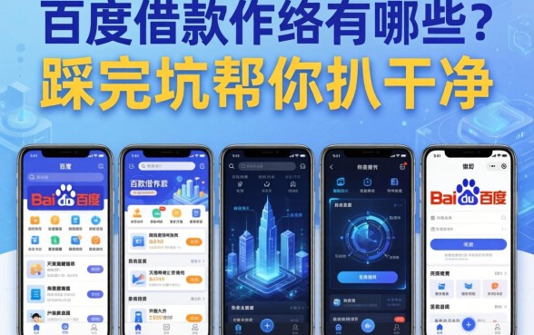 百度的借款软件有哪些?我踩完坑帮你扒干净