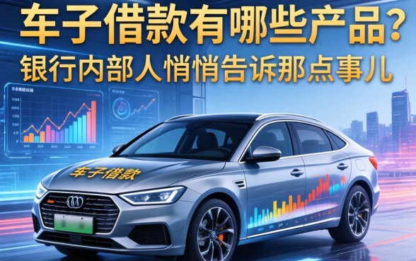车子借款有哪些产品?银行内部人悄悄告诉你那点事儿