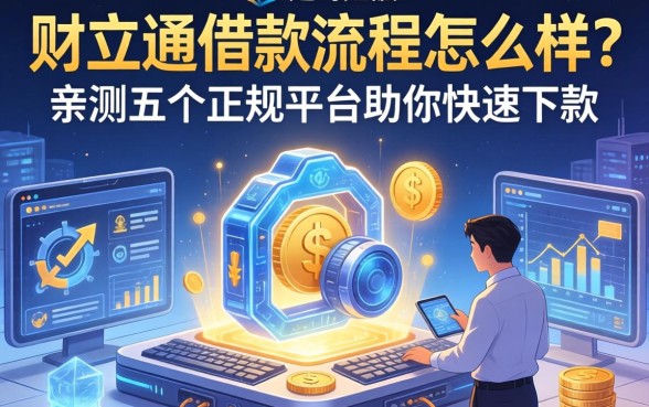 财立通借款流程怎么样?亲测五个正规平台助你快速下款
