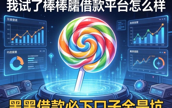 我试了棒棒糖借款平台怎么样，发现黑户借款必下口子全是坑