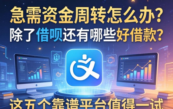 急需资金周转怎么办？除了借呗还有哪些好借款？这五个靠谱平台值得一试