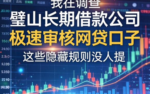我调查了璧山长期借款公司和极速审核网贷口子，发现这些隐藏规则没人提