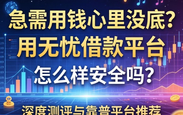 急需用钱心里没底？用无忧借款平台怎么样安全吗？深度测评与靠谱平台推荐