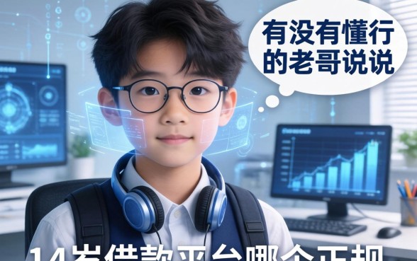 有没有懂行的老哥说说,14岁借款平台哪个正规?