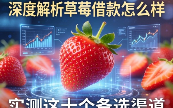 深度解析草莓借款怎么样,实测这十个备选渠道