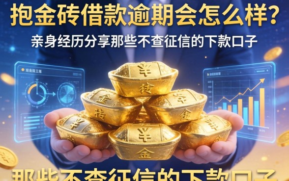 抱金砖借款逾期会怎么样？亲身经历分享那些不查征信的下款口子