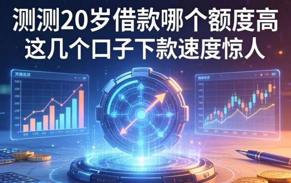 实测20岁借款哪个额度高,这几个口子下款速度惊人