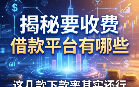 揭秘要收费的借款平台有哪些,这几款下款率其实还行