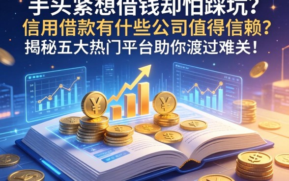 手头紧想借钱却怕踩坑?信用借款有哪些公司值得信赖?揭秘五大热门平台助你渡过难关!
