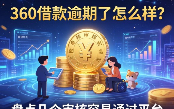 360借款逾期了怎么样？盘点几个审核容易通过的平台