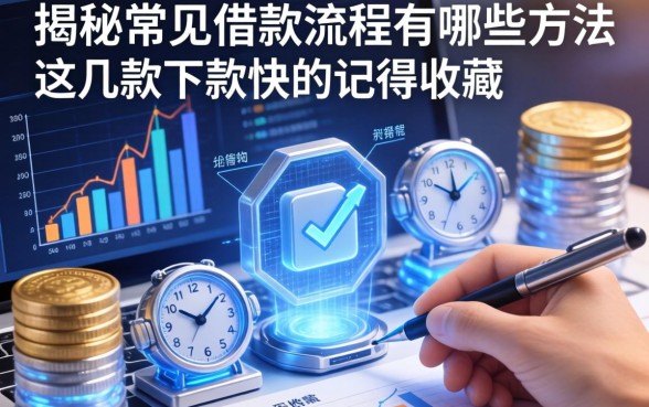 揭秘常见借款流程有哪些方法,这几款下款快的记得收藏