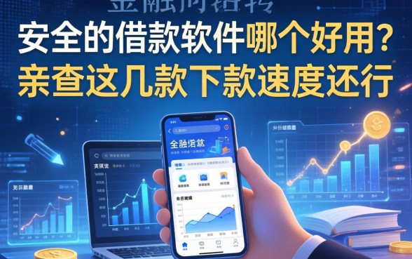 安全的借款软件哪个好用?亲测这几款下款速度还行