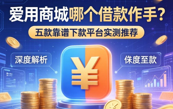 爱用商城是哪个借款软件?深度解析及五款靠谱下款平台实测推荐
