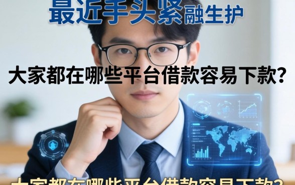 最近手头紧,大家都在哪些平台借款容易下款?