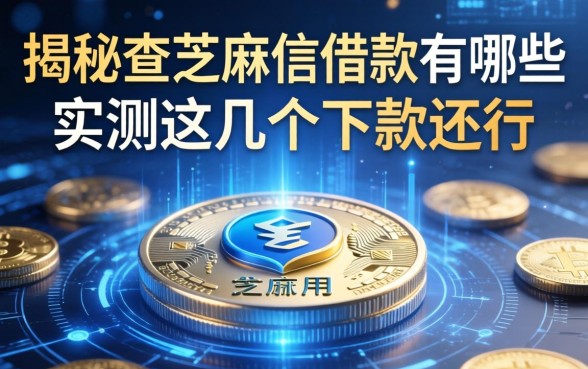 揭秘查芝麻信用借款的有哪些,实测这几个下款还行