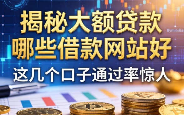 揭秘大额贷款哪些借款网站好,这几个口子通过率惊人