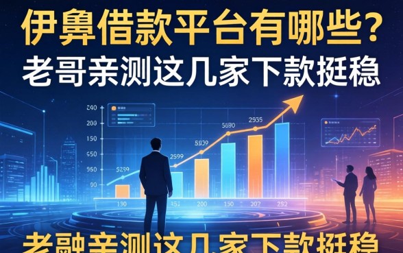 伊犁借款平台有哪些？老哥亲测这几家下款挺稳
