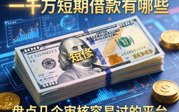一千块短期借款有哪些方式？盘点几个审核容易过的平台