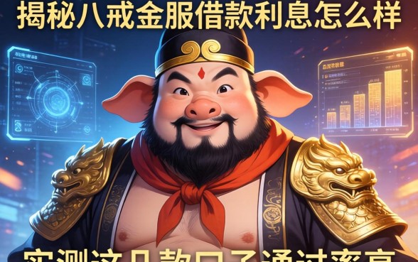 揭秘八戒金服借款利息怎么样，实测这几款口子通过率高