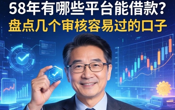58岁有哪些平台能借款？盘点几个审核容易过的口子