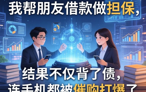 我帮朋友借款做担保,结果不仅背了债,连手机都被催收打爆了