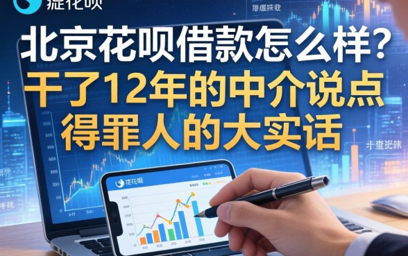 北京花呗借款怎么样？干了12年的中介说点得罪人的大实话