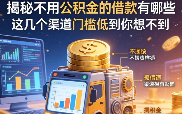 揭秘不用公积金的借款有哪些，这几个渠道门槛低到你想不到