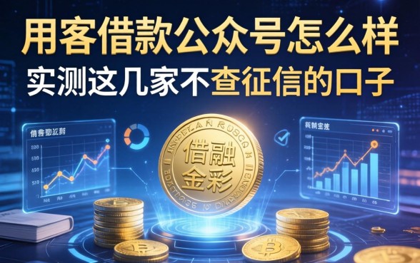 用客借款公众号怎么样,实测这几家不查征信的口子