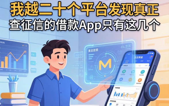 我翻了二十个平台,发现真正不查征信的借款app只有这几个