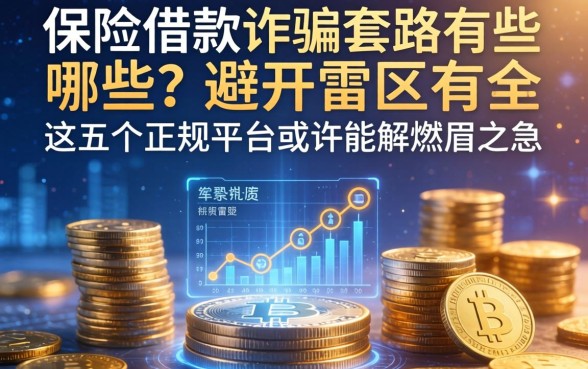 保险借款诈骗套路有哪些？避开雷区，这五个正规平台或许能解燃眉之急