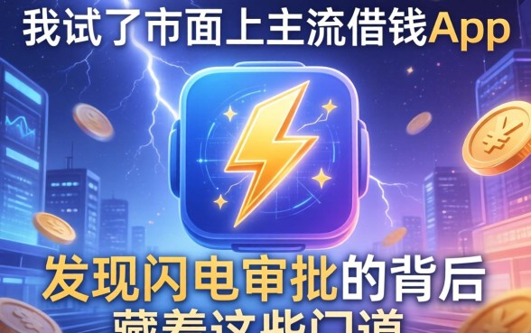 我试了市面上主流的借钱app,发现闪电审批的背后藏着这些门道