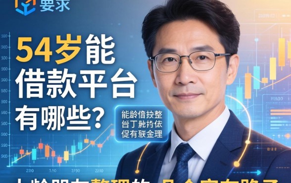 54岁能借款的平台有哪些？给大龄朋友整理的几个实在路子