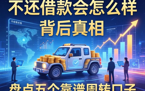 不还借款会怎么样呢图片背后真相，盘点五个靠谱周转口子