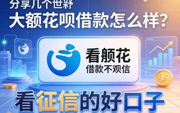 大额花呗借款怎么样？分享几个不看征信的好口子