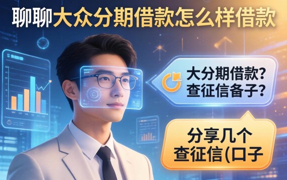 聊聊大众分期借款怎么样借款，分享几个不查征信的口子