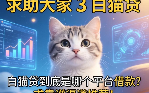 求助大家,白猫贷到底是哪个平台的借款?求靠谱渠道推荐!