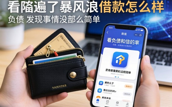 我翻遍了暴风浪钱包借款怎么样和不看负债和征信的app,发现事情没那么简单