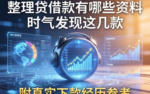 整理贷借款有哪些资料时发现这几款，附真实下款经历参考