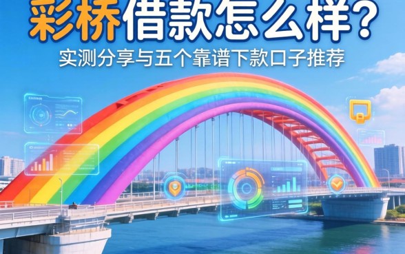 彩虹桥借款怎么样？实测分享与五个靠谱下款口子推荐