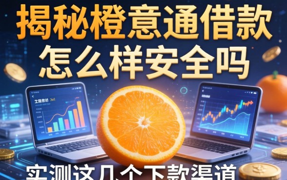 揭秘橙意通借款怎么样安全吗，实测这几个下款渠道