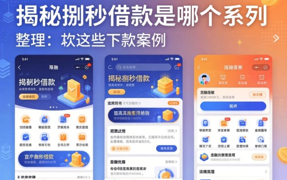 揭秘捌秒借款是哪个系列的,整理了这些下款案例