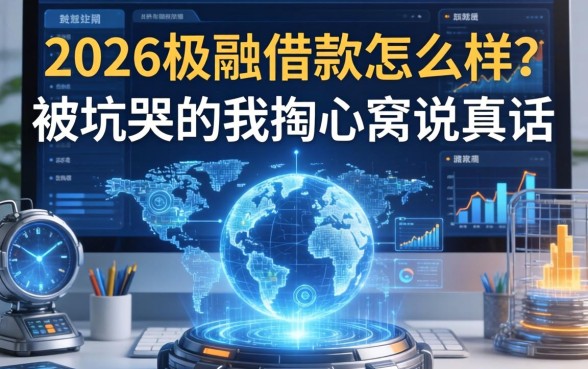 2026极融借款怎么样？被坑哭的我掏心窝说真话
