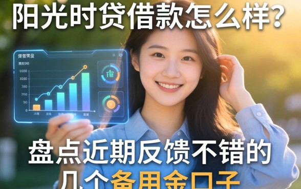 阳光时贷借款怎么样?盘点近期反馈不错的几个备用金口子