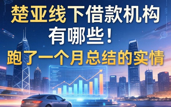 楚雄线下借款机构有哪些？跑了一个月总结的实情