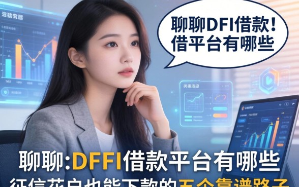 聊聊defi借款平台有哪些：征信花户也能下款的五个靠谱路子