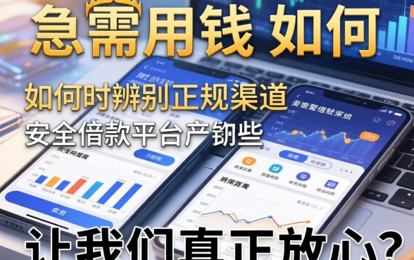 急需用钱时如何辨别正规渠道？安全借款平台有哪些软件能让我们真正放心？