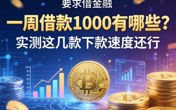 一周借款1000有哪些？实测这几款下款速度还行