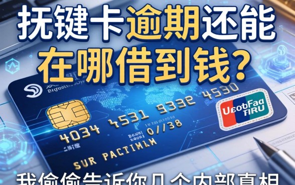 信用卡逾期还能在哪借到钱？我偷偷告诉你几个内部真相