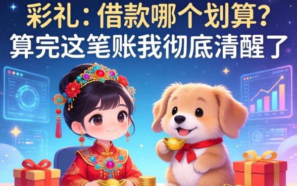 彩礼和借款哪个划算？算完这笔账我彻底清醒了