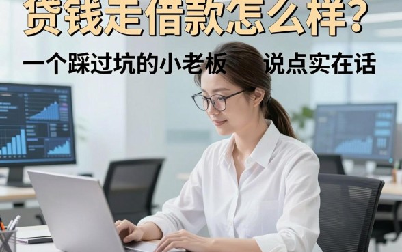 贷钱走借款怎么样?一个踩过坑的小老板说点实在话